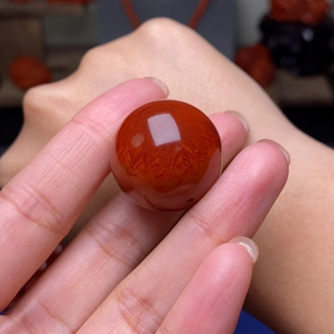 【闪购商品】南红玛瑙单珠未镶嵌袁*鸿