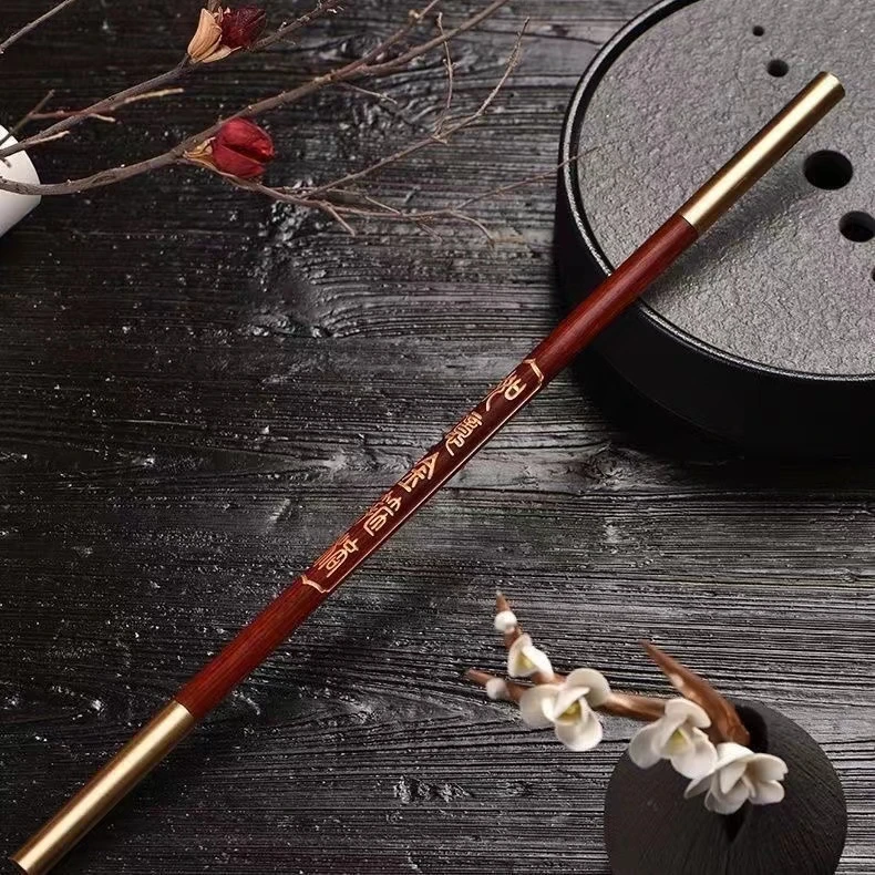 6福利 金箍棒摆件紫檀