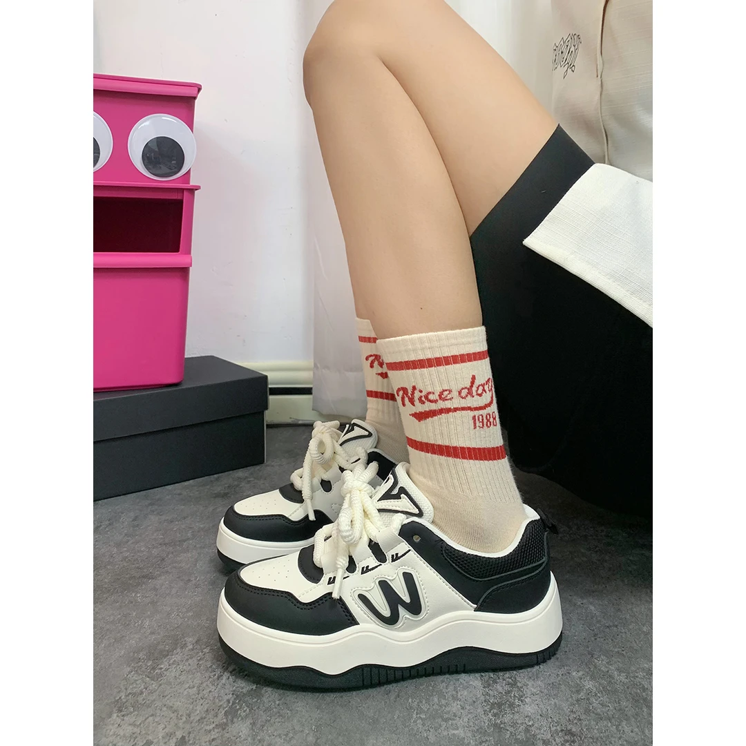 Warrior/回力女鞋板鞋女2024秋新款韩版百搭小白鞋休闲运动鞋子女