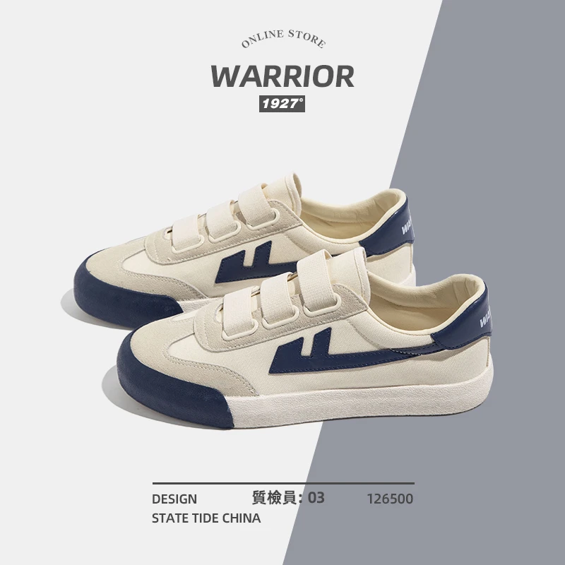 Warrior/回力女鞋帆布鞋女2024年夏季新款一脚蹬小众休闲板鞋百搭