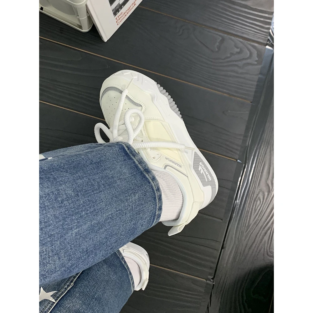 回力厚底板鞋2024秋冬新款韩版情侣款百搭休闲鞋美式复古小白鞋