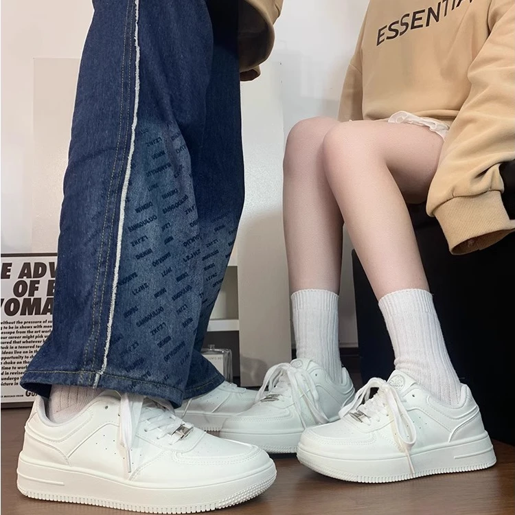 回力情侣小白鞋2025爆款简约复古休闲鞋厚底百搭运动韩版板鞋女