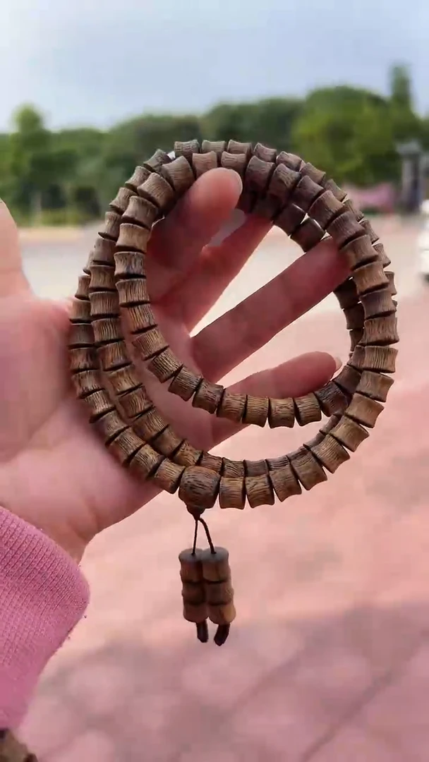 【闪购商品】沉香手串99沉24克乌身多圈竹节珠多样性发一条