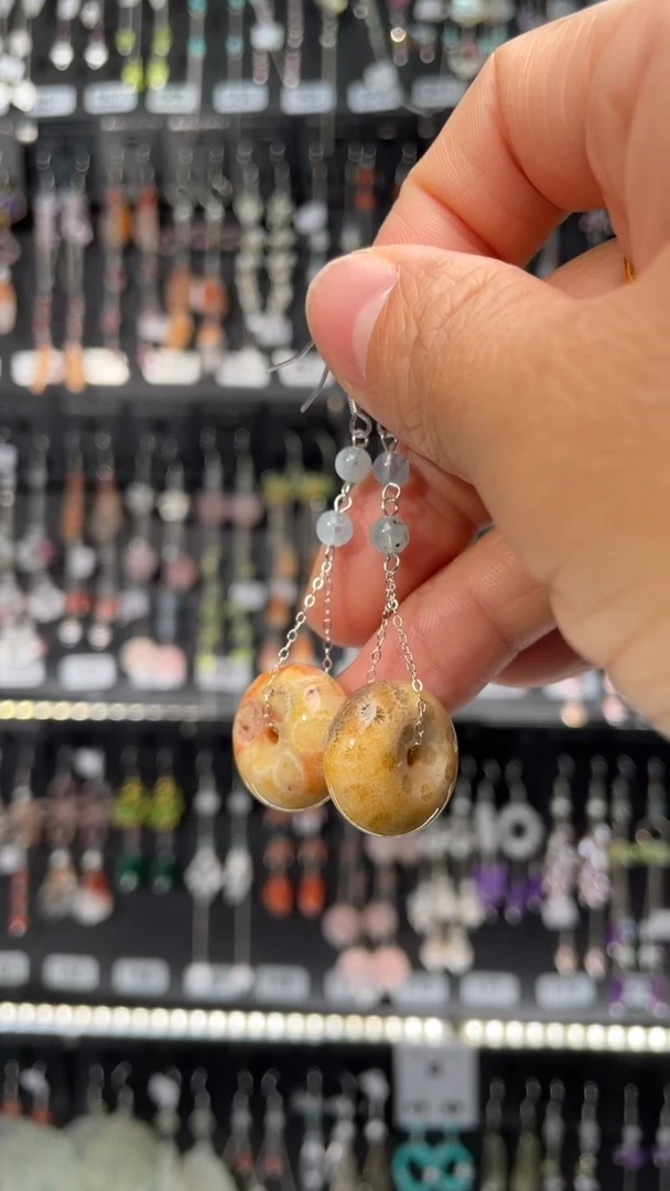 【闪购商品】紫晶耳饰银S925镶嵌隔壁老王他姑姑微瑕