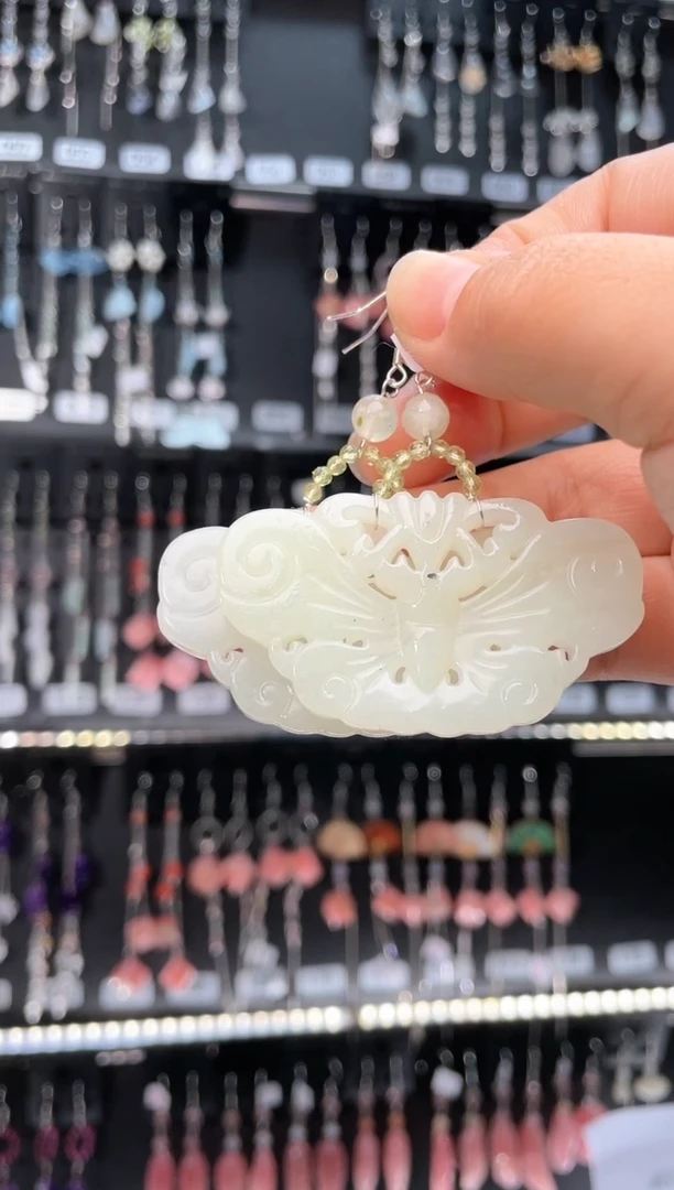 【闪购商品】紫晶耳饰银S925镶嵌优柔寡断的小林