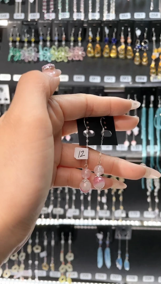 【闪购商品】紫晶耳饰银S925镶嵌 独倾