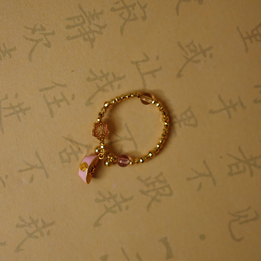 *元宝戒指*18k金烧蓝(备注指围)