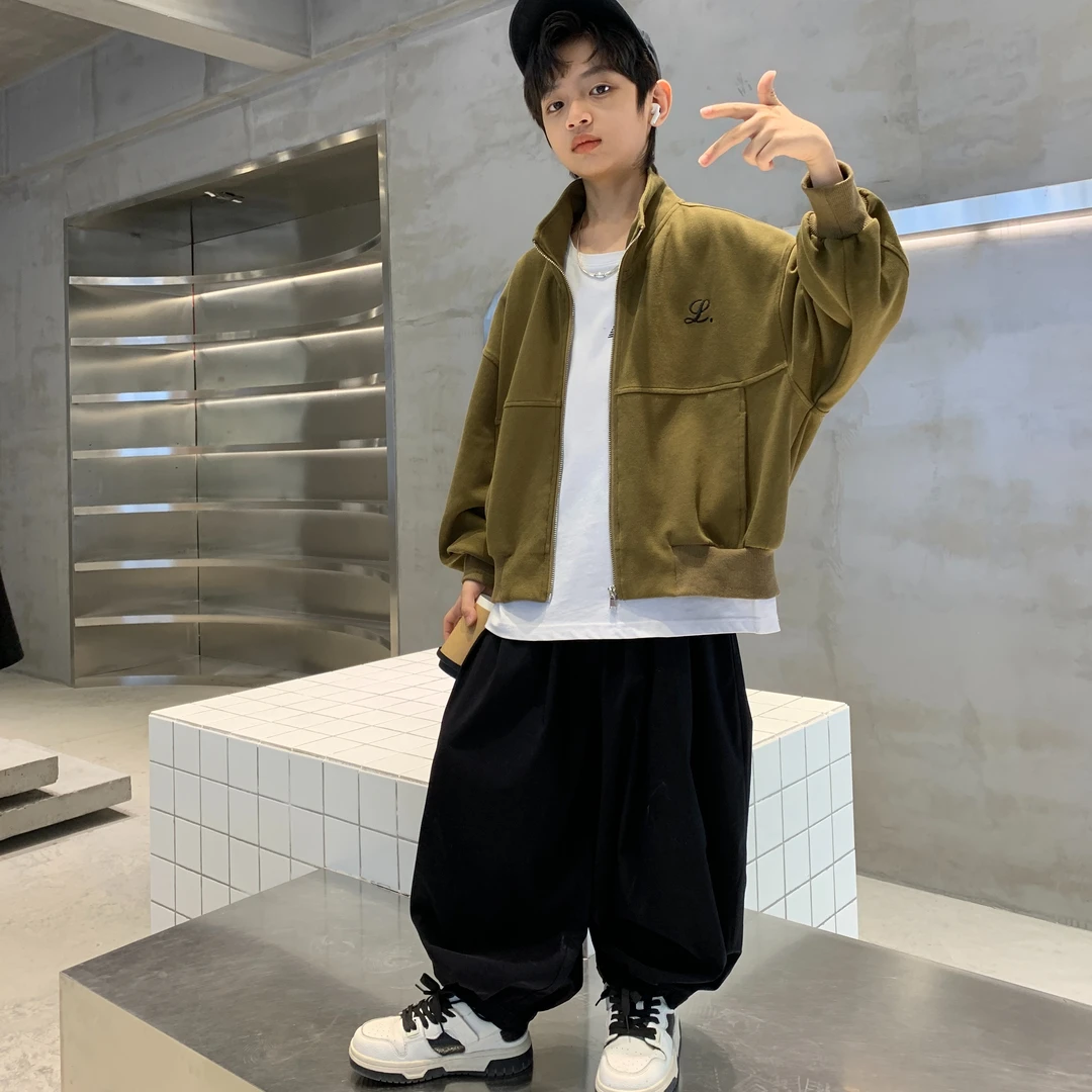 【LIULIUMA】亲子装春秋新款时尚宽松灯笼裤裤子中性洋气潮流长裤