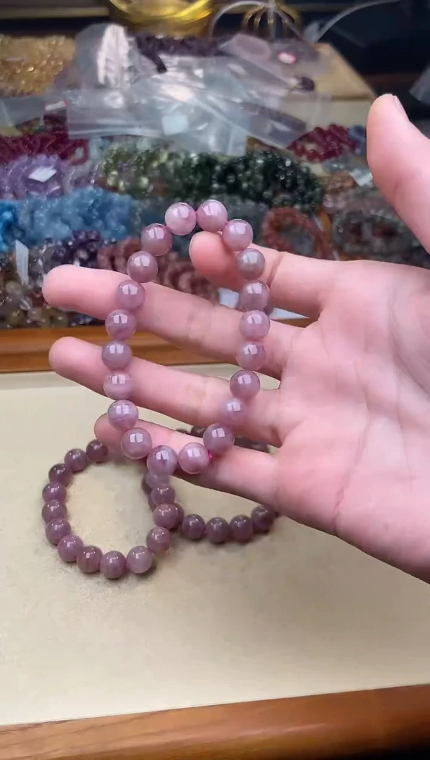 【闪购商品】水晶手串未镶嵌17.11紫马粉手串