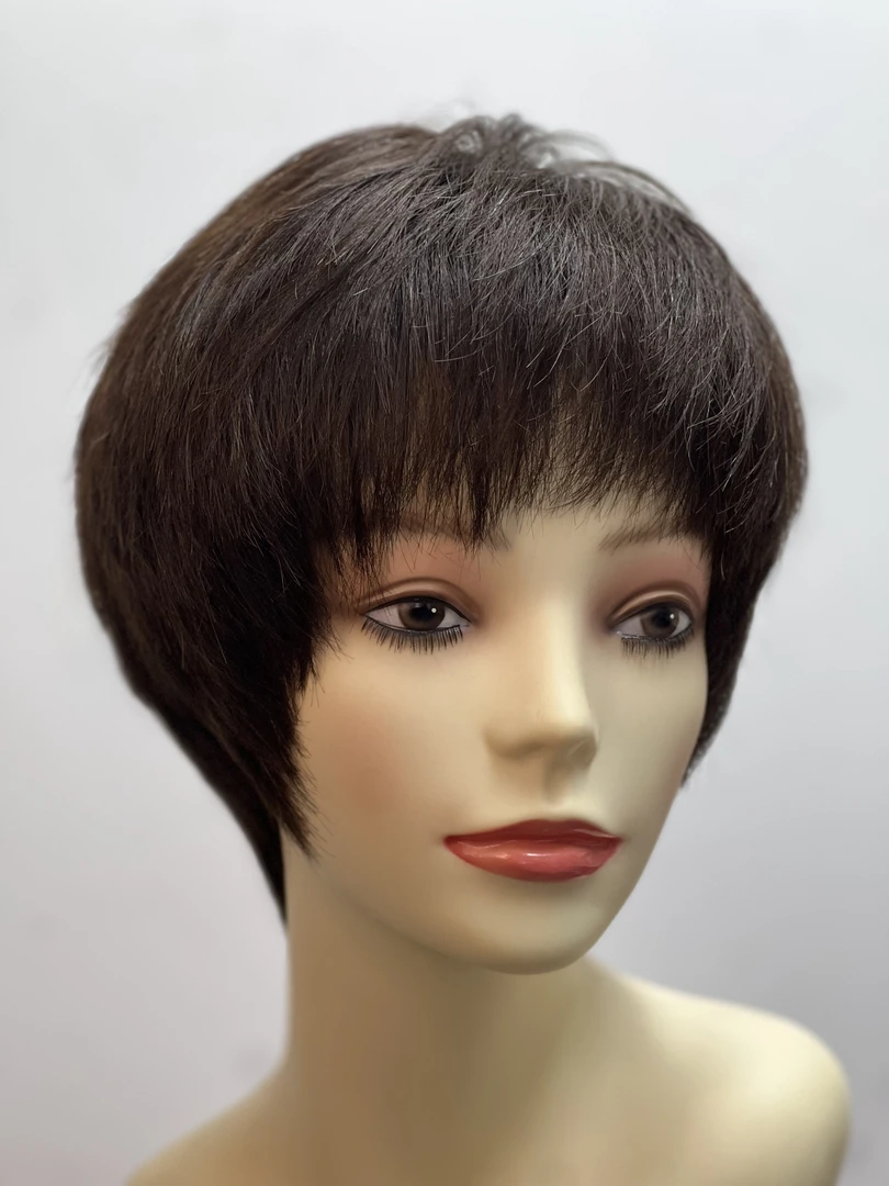 女士短款直发碎发假发