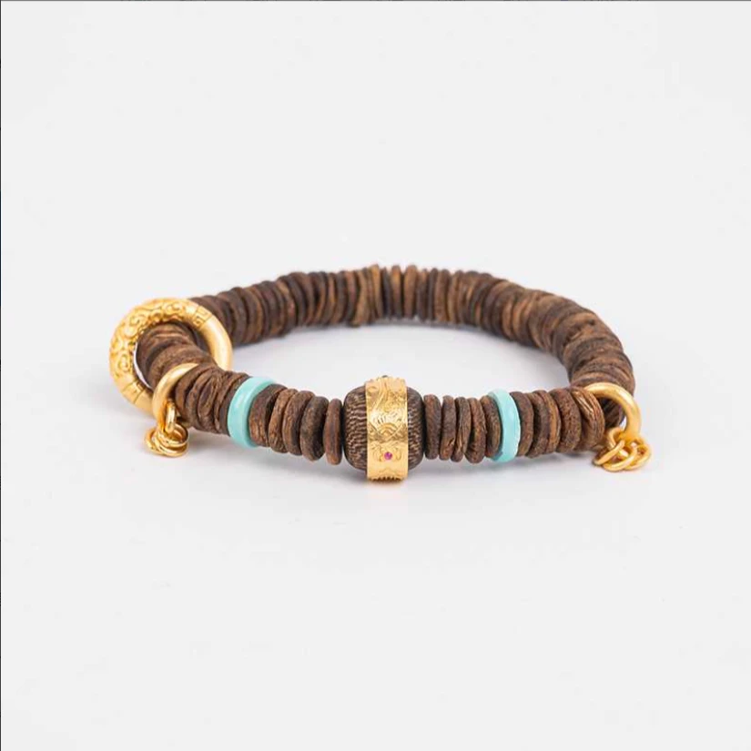 古琴悠悠沉香设计手串