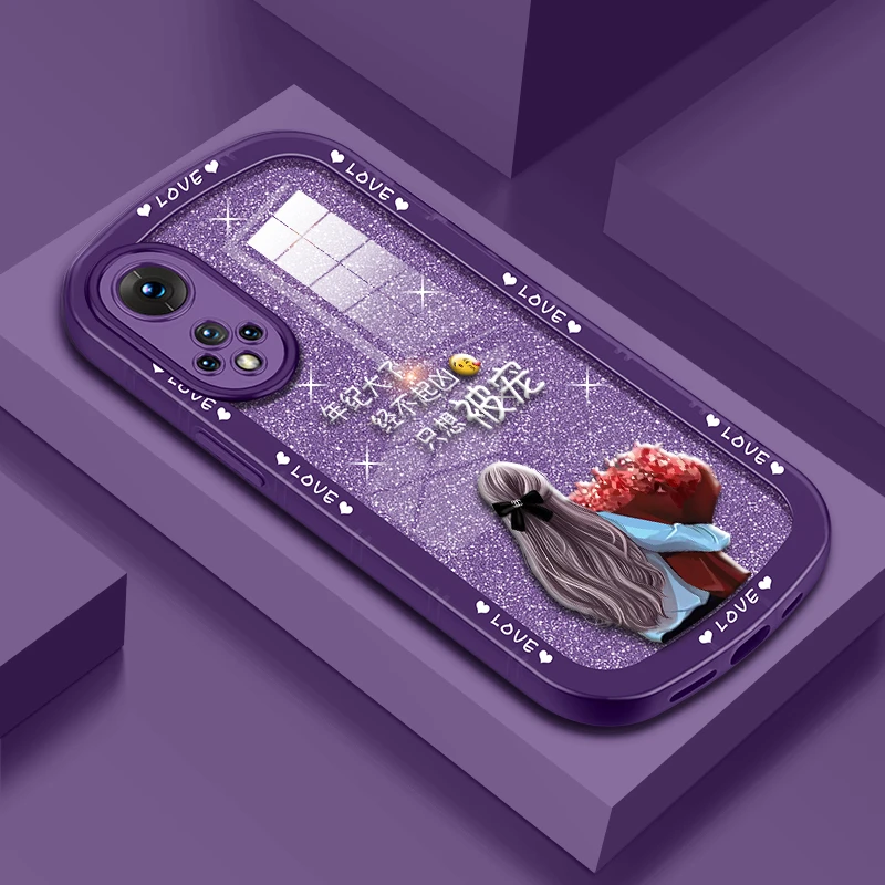 适用华为nova9手机壳只想被宠透明硅胶软壳镜头全包防摔保护套