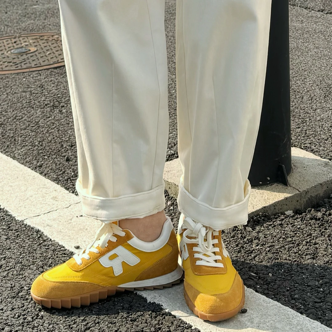 韩版小众百搭潮流简约R字母ins低帮系带阿甘鞋时尚运动鞋-HT24D16