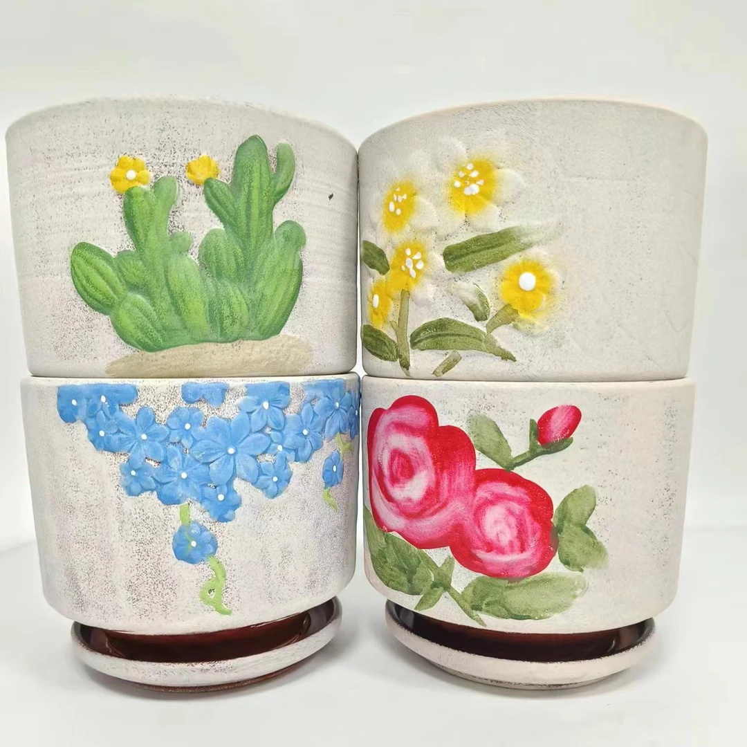 多肉花盆肉肉植物花盆小清新陶瓷花盆客厅阳台家居高颜值创意摆件