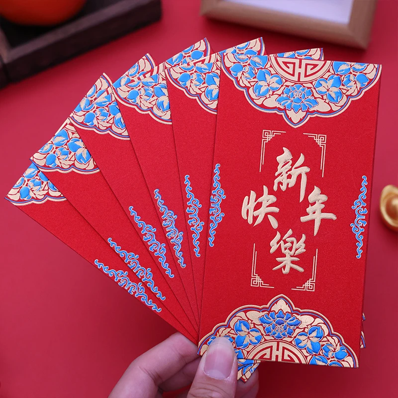 过年红包2025蛇年新款利是封中式新年磨砂烫金蛇生肖大号利是红包
