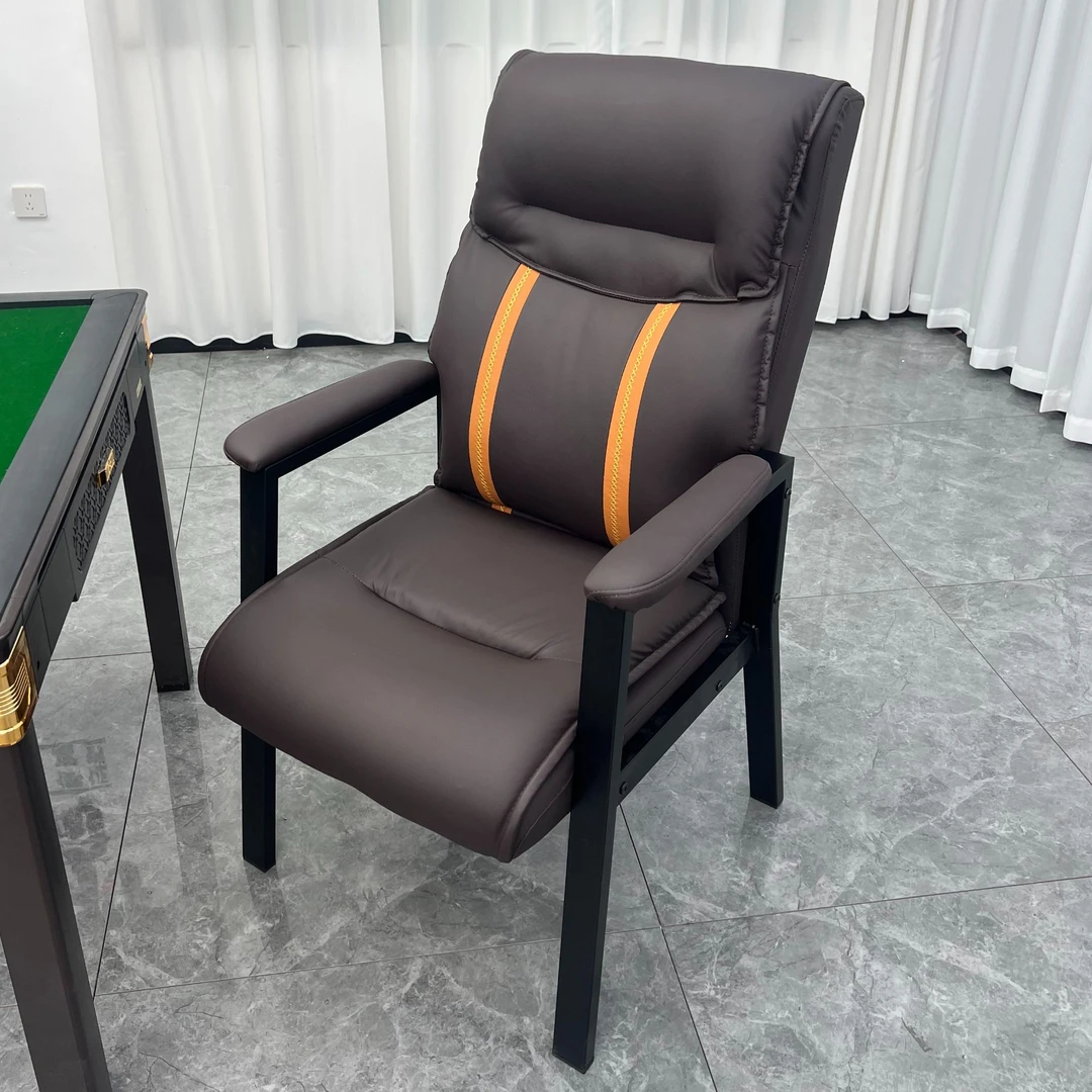 【4把】棋牌室专用麻将椅子久坐双层舒服麻将桌打麻将坐的凳子家用