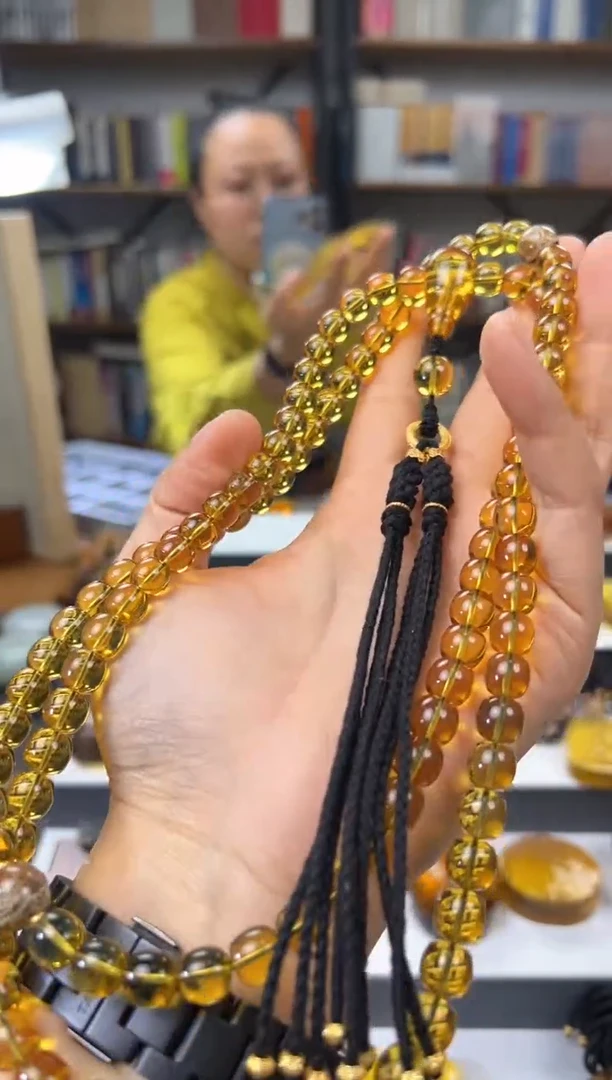 【闪购商品】琥珀手链未镶嵌108佛珠