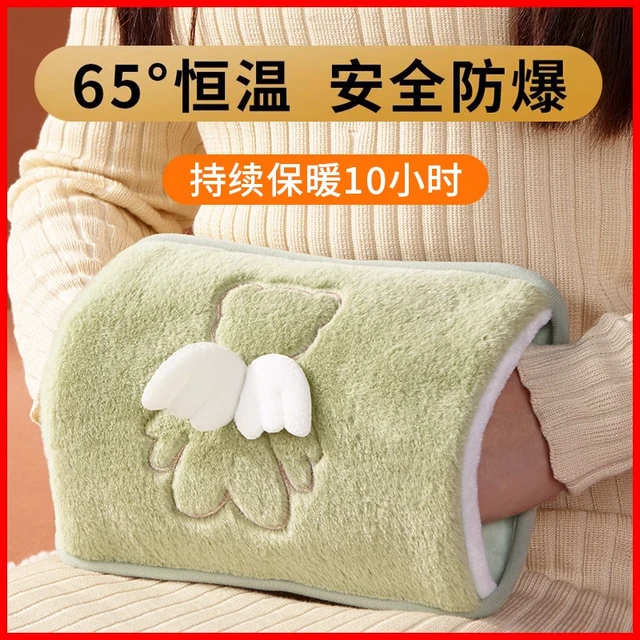 Chigo/志高国标防爆暖水袋毛绒热水袋充电式热敷暖宫暖肚暖手宝