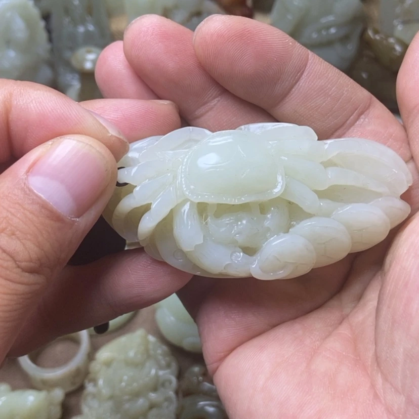 【闪购商品】和田玉挂件未镶嵌猛*