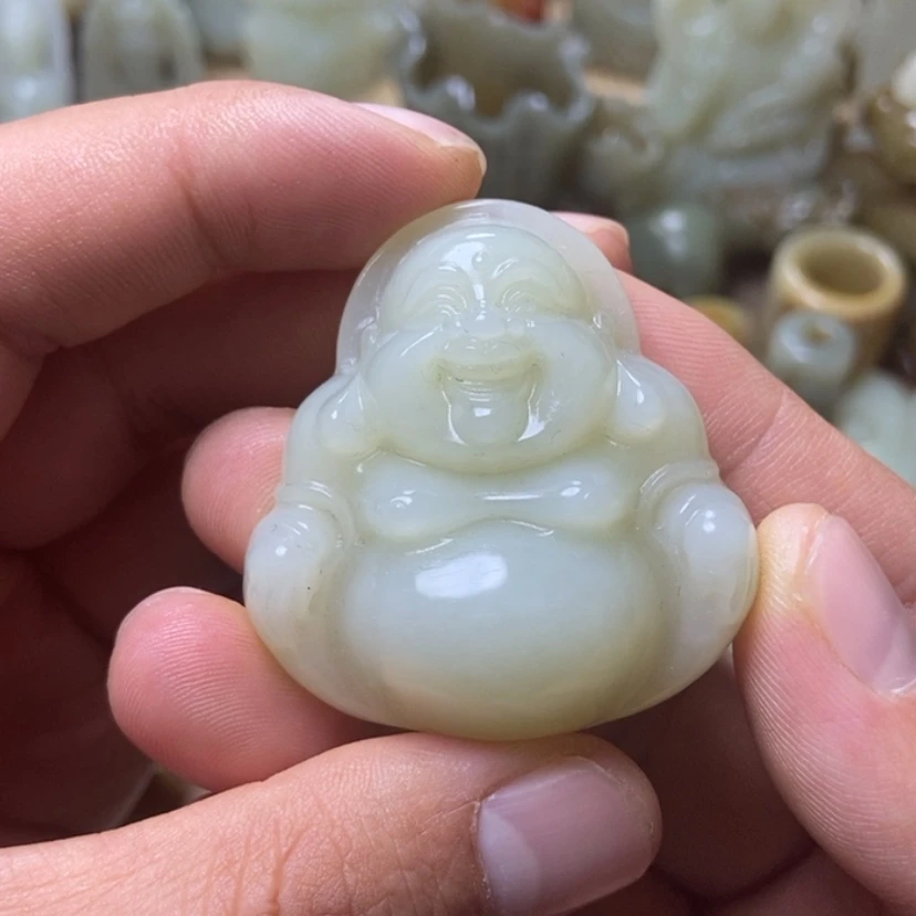 【闪购商品】和田玉挂件未镶嵌北*熊