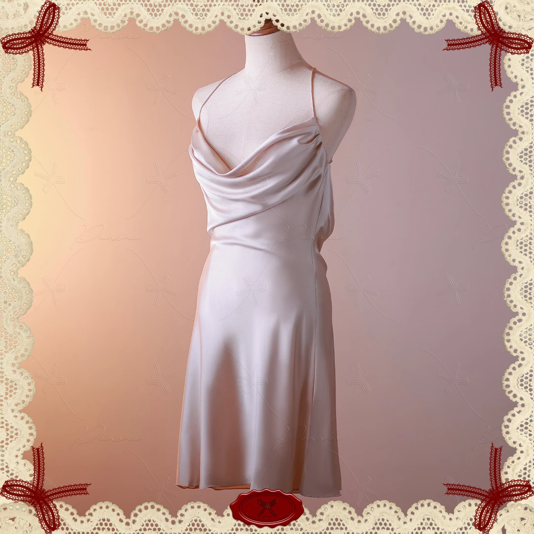 Pensee•下弦月|荡领睡裙