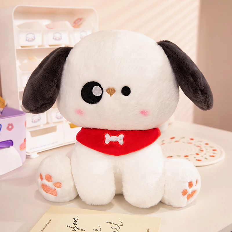 软萌狗狗玩偶小花狗公仔修勾毛绒玩具女生睡觉抱娃娃抱枕新年礼物