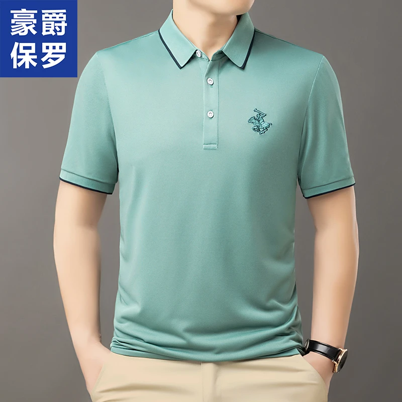 美·豪爵保罗夏季polo衫男士t恤时尚商务休闲男装翻领258851