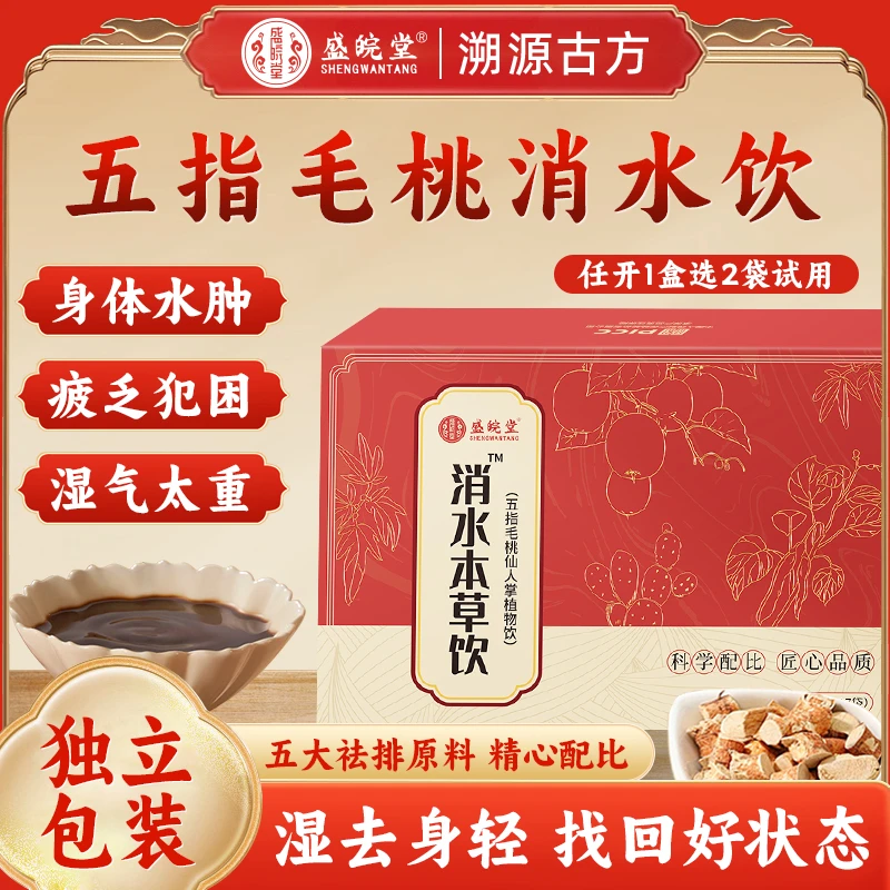 盛皖堂 五指毛桃仙人掌植物饮A10