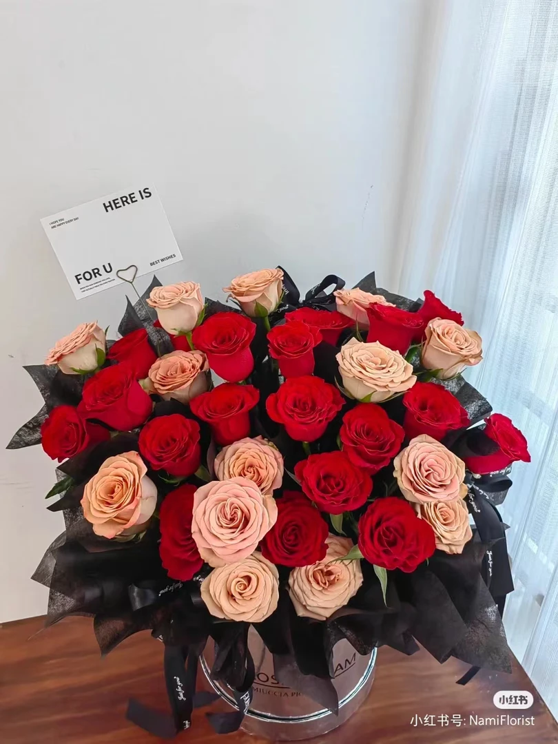 【超值爆款】【浪漫七夕节玫瑰花组合】组合顺丰冷链包邮 云南直发
