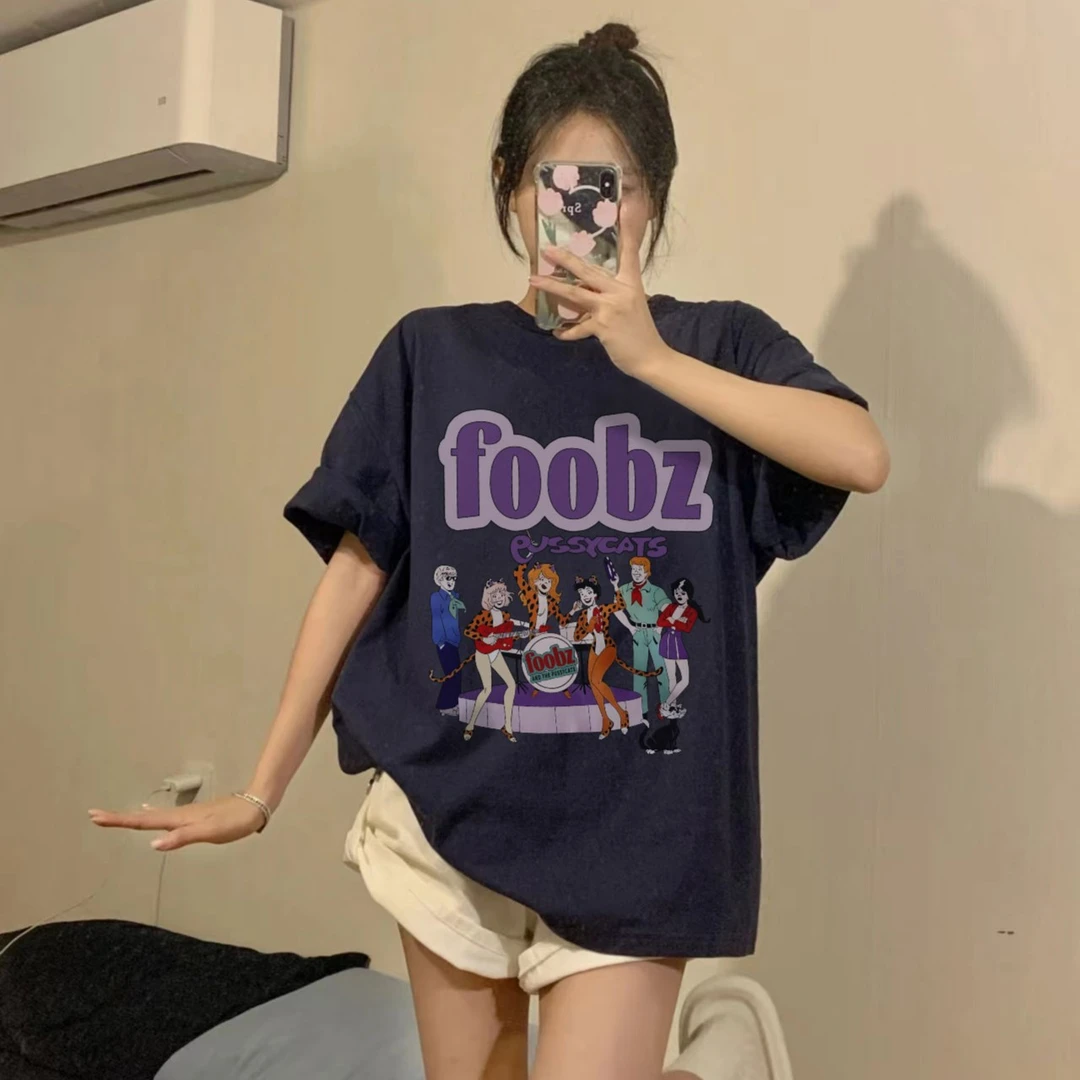 【100%纯棉】美式潮牌短袖T恤宽松百搭男女同款休闲情侣上衣Z143#