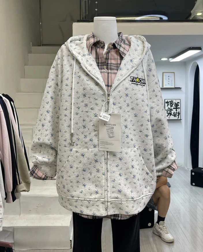 卫衣外套休闲潮流印花