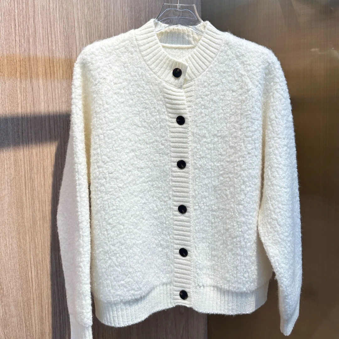 【lucky羊绒店】冬日恋歌 韩版羊绒加厚女秋冬时尚百搭开衫