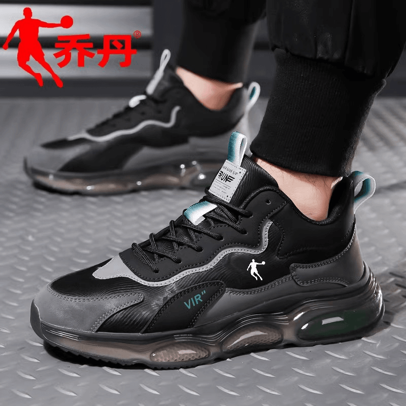 乔尼丹运动鞋四季款百搭加绒男士休闲时尚潮鞋轻便减震舒适运动鞋