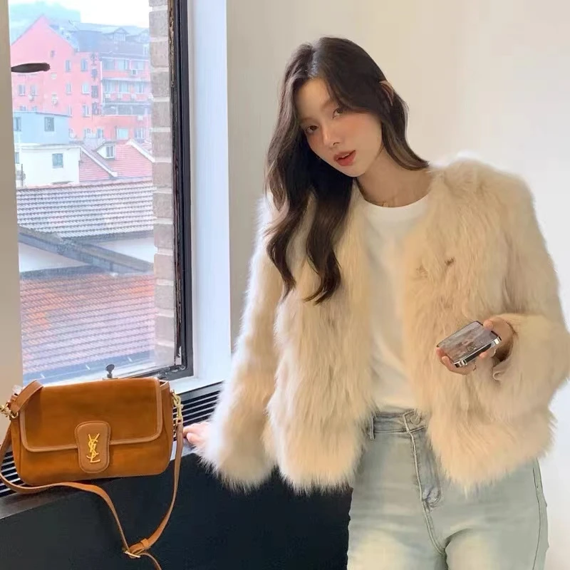 ZM家 整腹时尚休闲百搭网红气质款翻领-v领外套（以直播间为准）