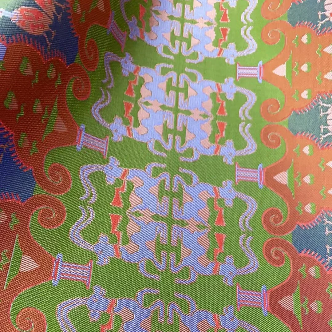 张和才蜀锦（火树银花）140幅宽桑蚕丝面料【一经开裁概不退换】