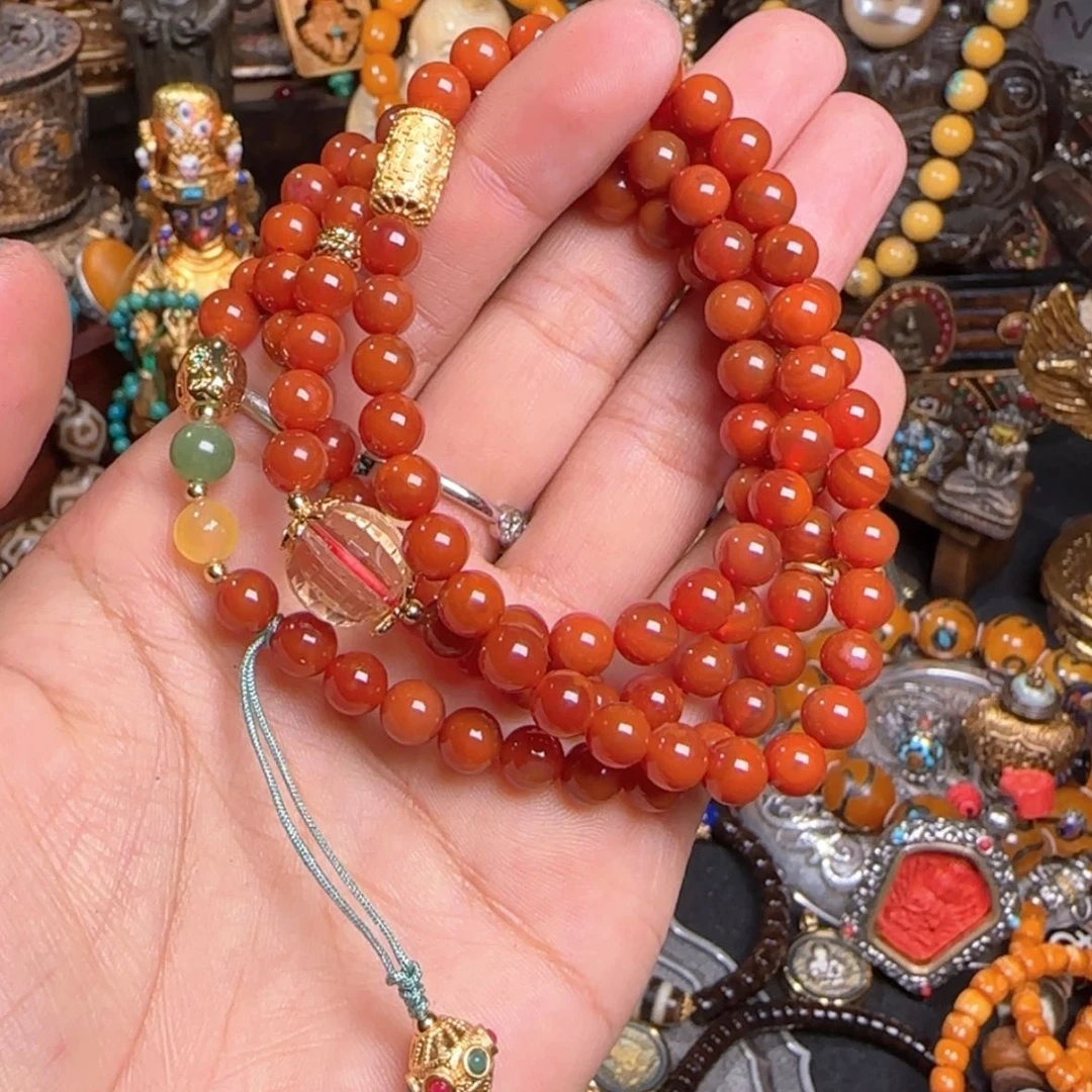 【闪购商品】玛瑙/玉髓手链合金