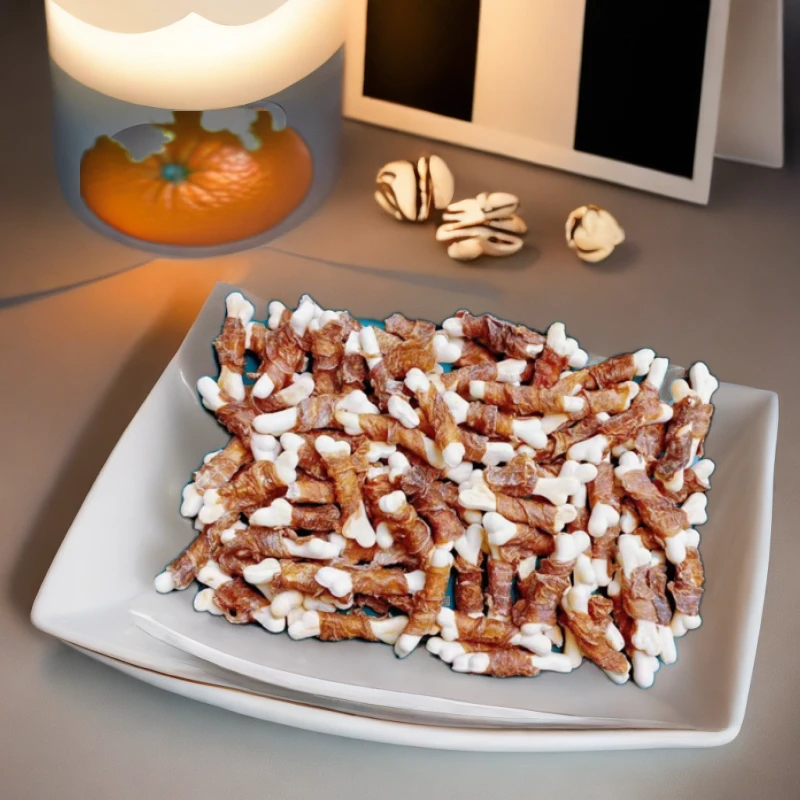 鸡鸭肉钙骨狗狗零食泰迪金毛磨牙补钙训练狗狗营养宠物零食磨牙棒