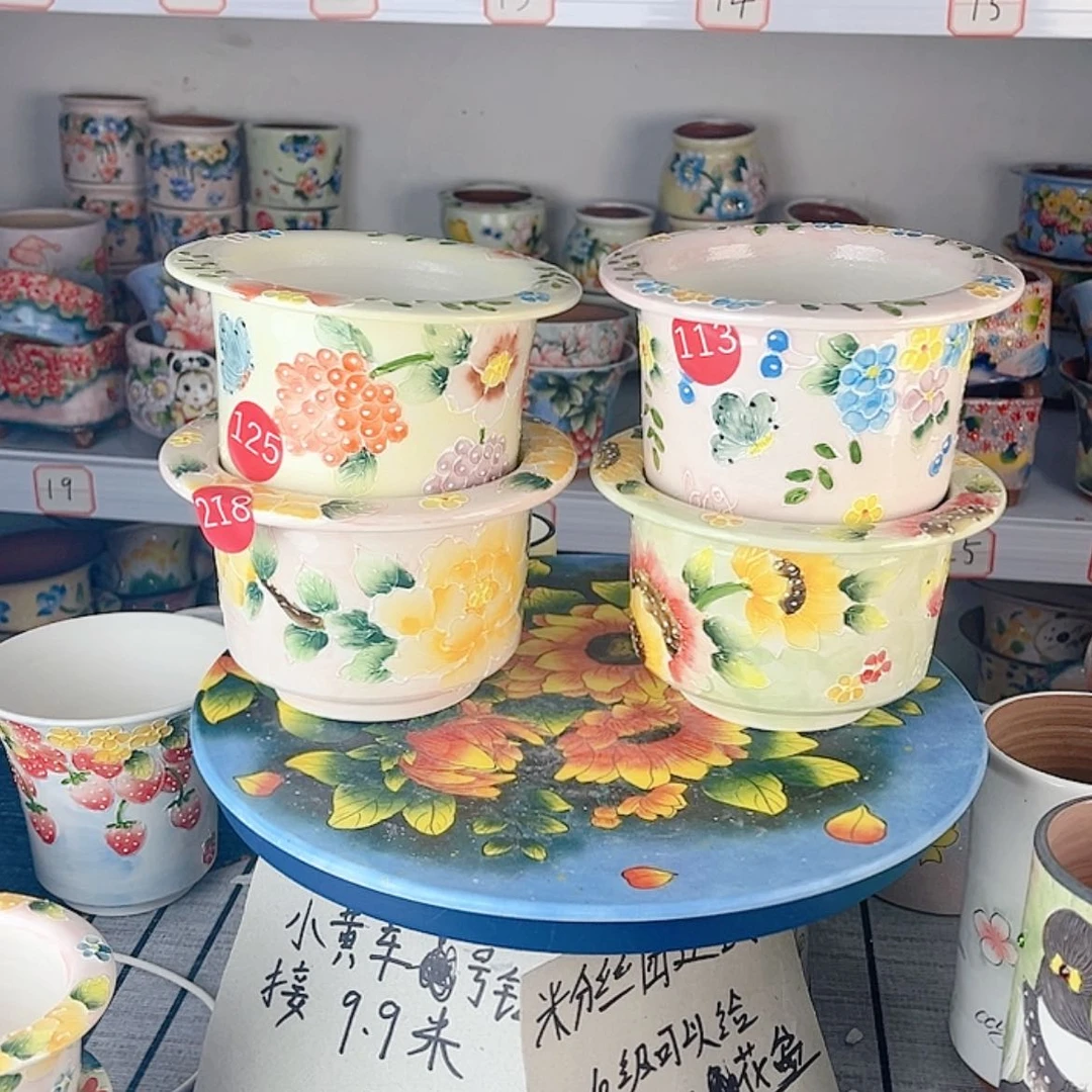 【闪购商品】紫砂花盆可*?