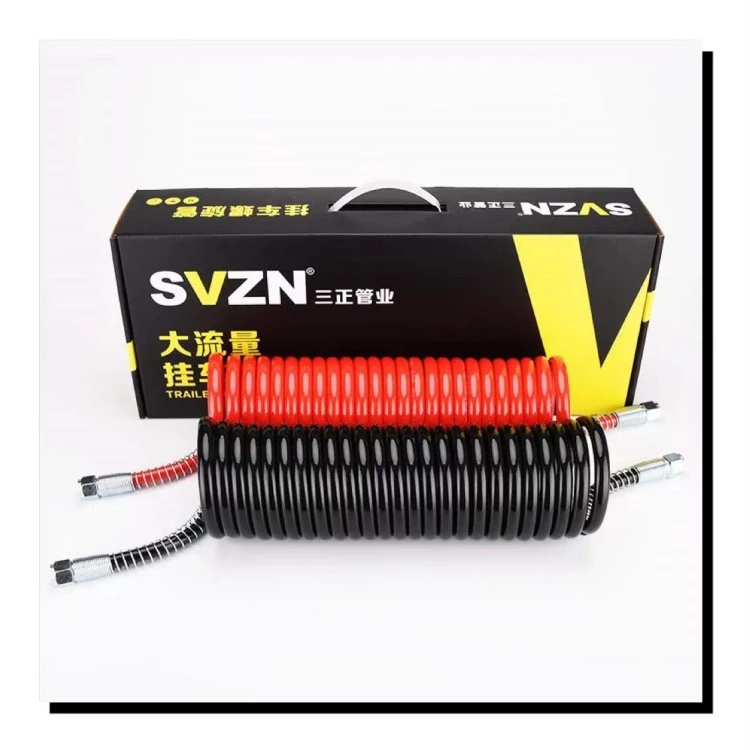 三正管业耐寒防冻挂车管大流量挂车螺旋管耐低温连接气管耐高温