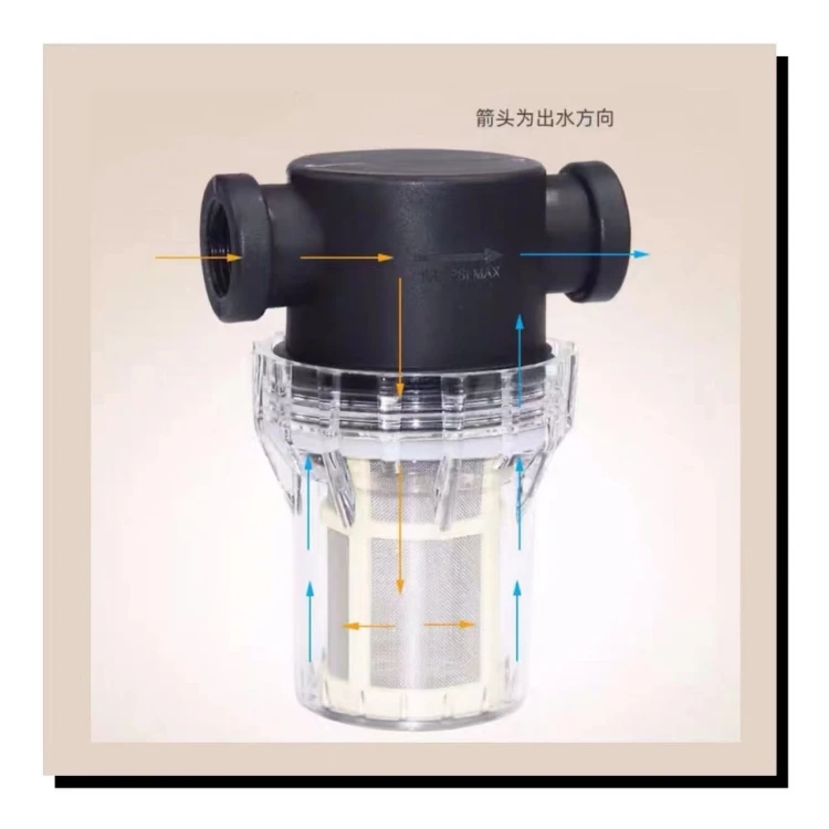 新款前置过滤器家装园林机械设备汽车淋水过滤杯货车淋水器配件
