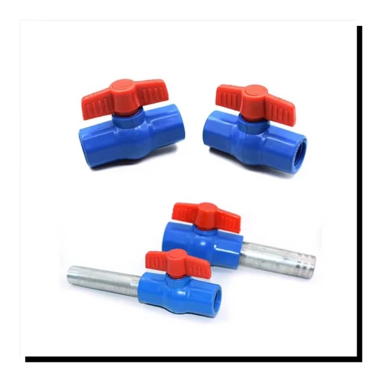 货车淋水器配件4分双内蓝色球阀6分内丝铁管汽车专用开关