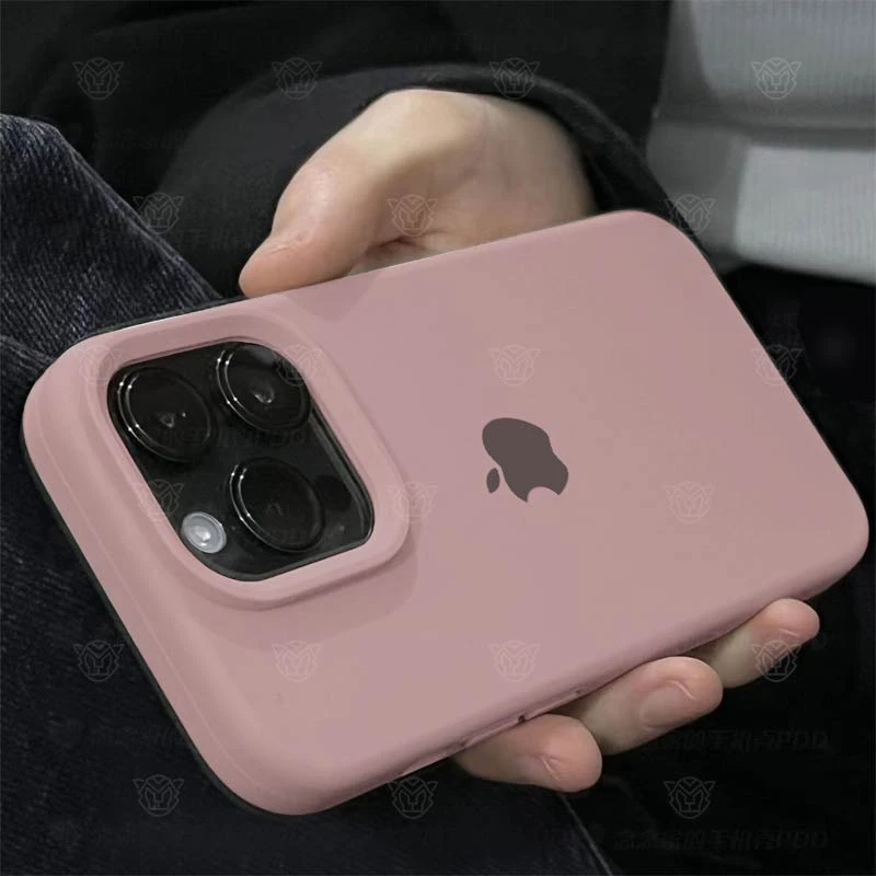 黑加仑iPhone14pro max手机壳液态硅胶适用苹果15pro/13/12软壳11