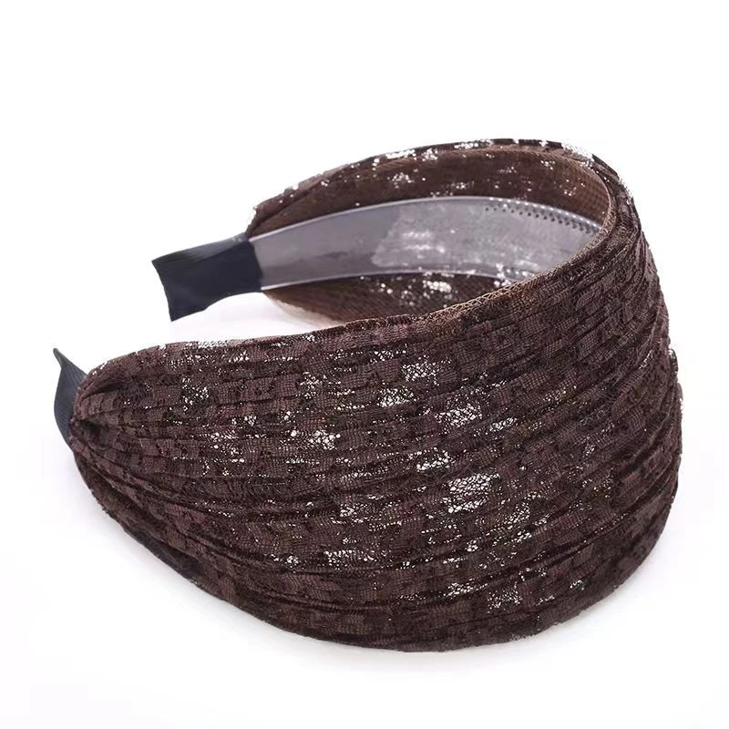 宽边外出遮白发发箍夏季头饰刘海发卡碎发神遮盖发带器头饰头箍女