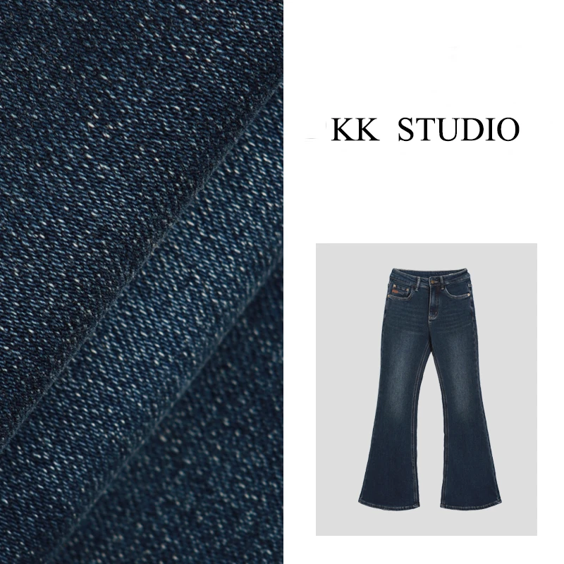 淇老板KK Studio【青蓝冰水】初冬上新时尚气质百搭牛仔裤K894