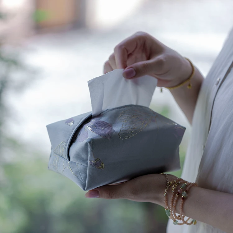 T00592 粉色浮雕织金纸巾盒薄荷绿浮雕织金纸巾盒