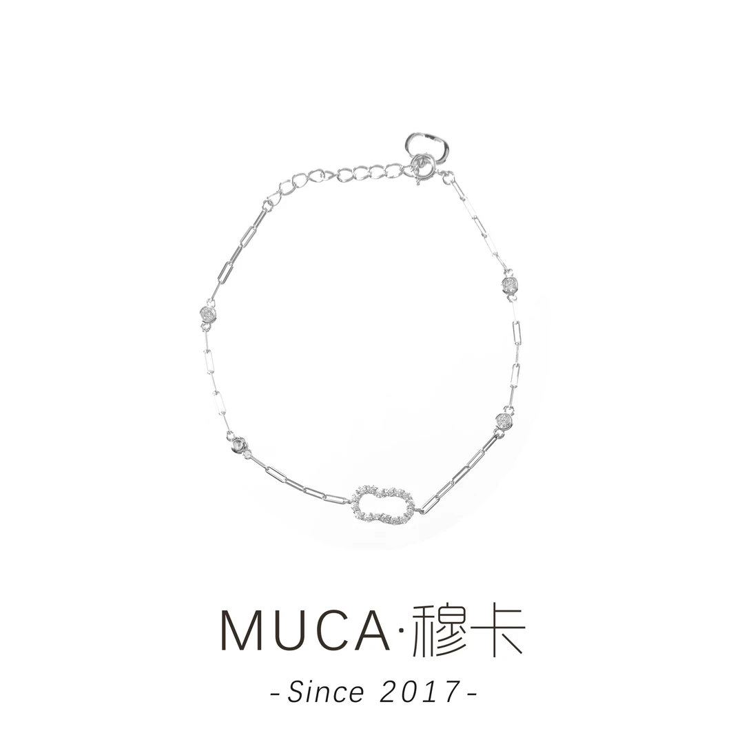 925银合成锆石手链 时尚轻奢气质百搭女手链J785