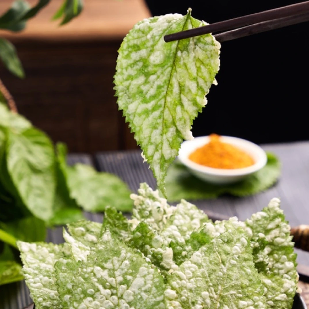 【金乐嘉】翠叶香酥桑叶油炸小吃家宴酒店特色食材半成品108g/盒
