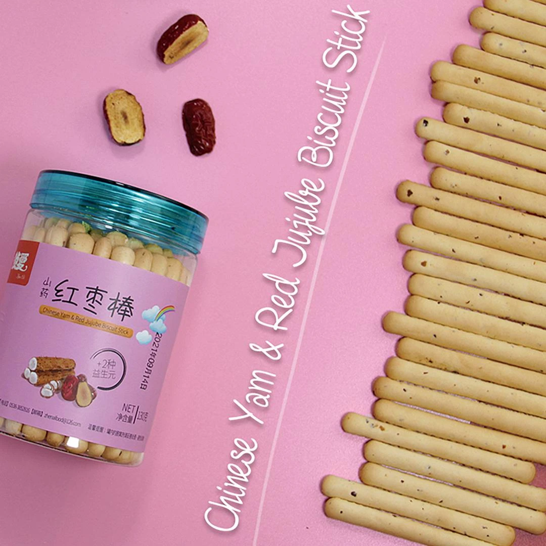 钙铁锌益生元棒130g儿童手指饼干幼儿园零食