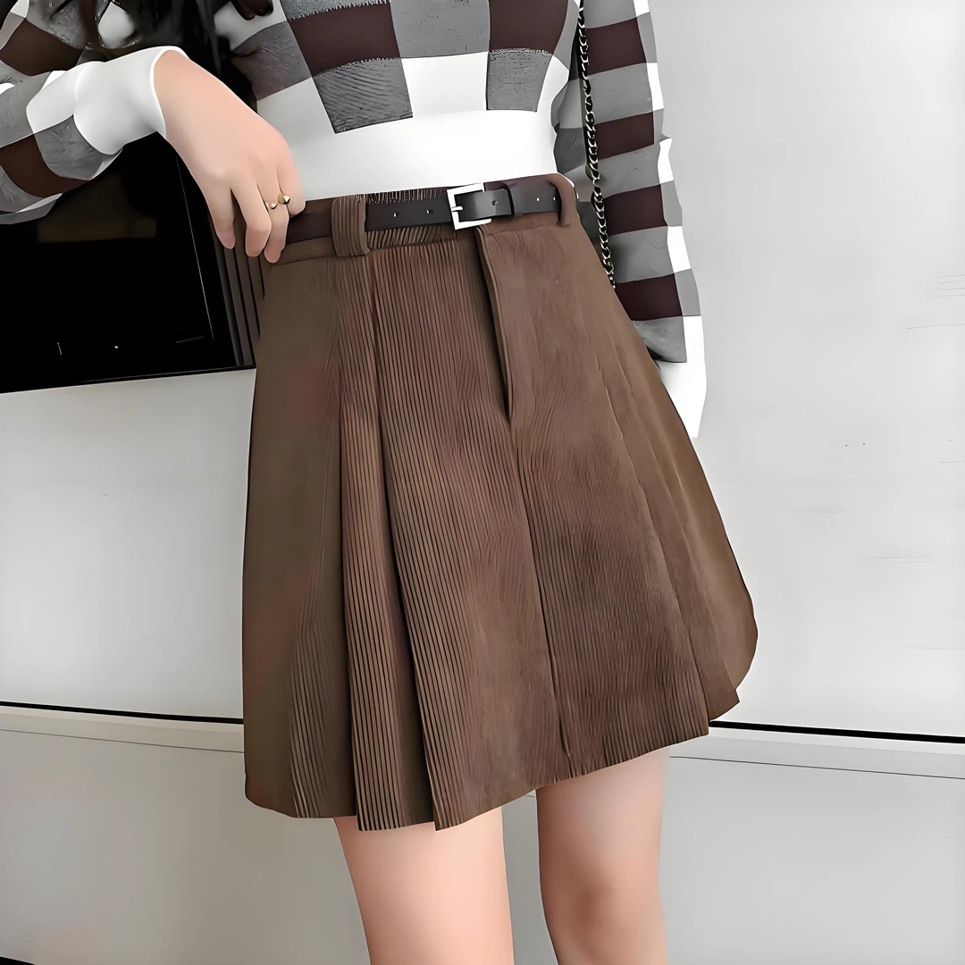 小满家【301-350]秋冬新款高腰显瘦百搭短裙短裤