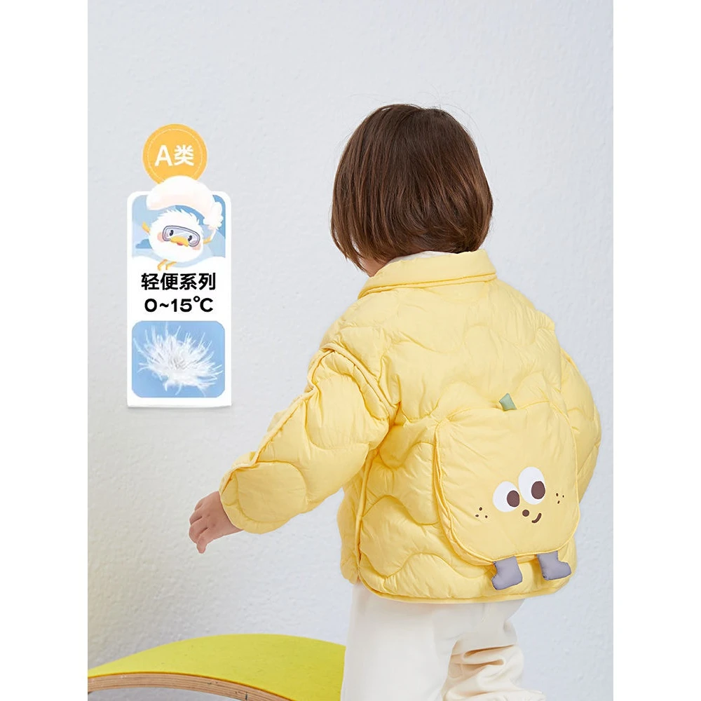 儿童童装婴幼儿童棉服男童宝宝秋冬新款女童短款轻薄外套轻便棉袄